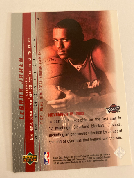 LeBron James Phenomenal Beginning #10
