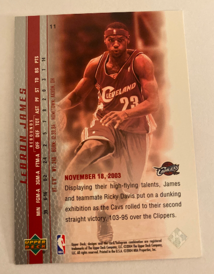 LeBron James Phenomenal Beginning #11