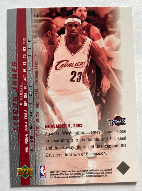 LeBron James Phenomenal Beginning #14