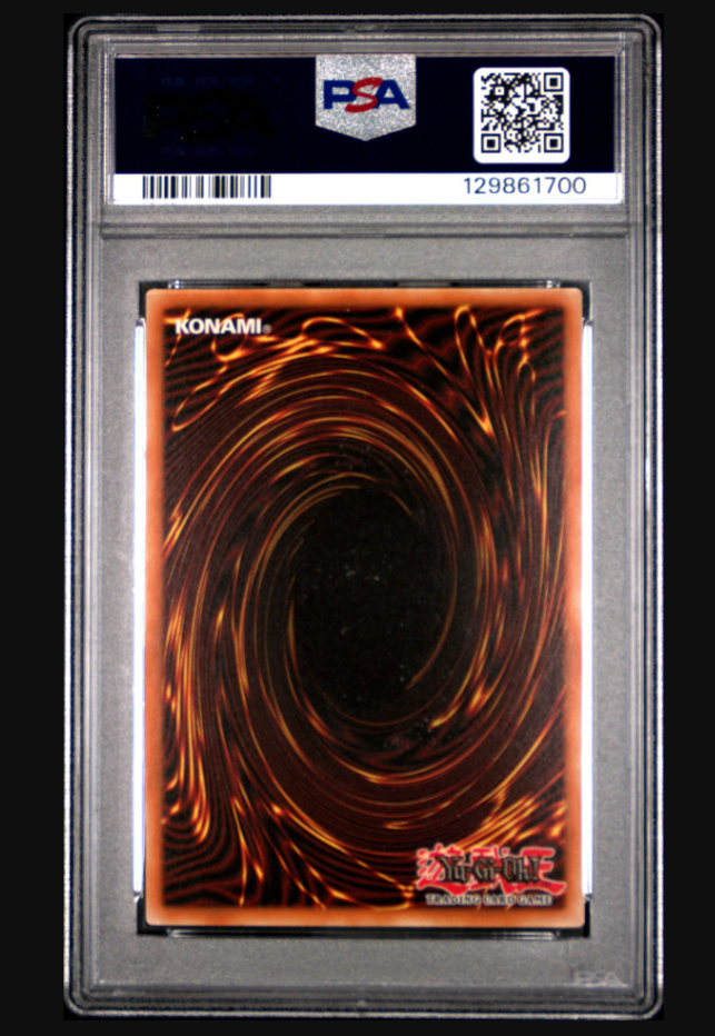 2025 YU-GI-OH! BLMM-BATTLES OF LEGEND: MONSTER MAYHEM EN001 BLUE-EYES WHITE DRAGON 1ST EDITION PSA 9 Back