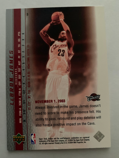 LeBron James Phenomenal Beginning #3