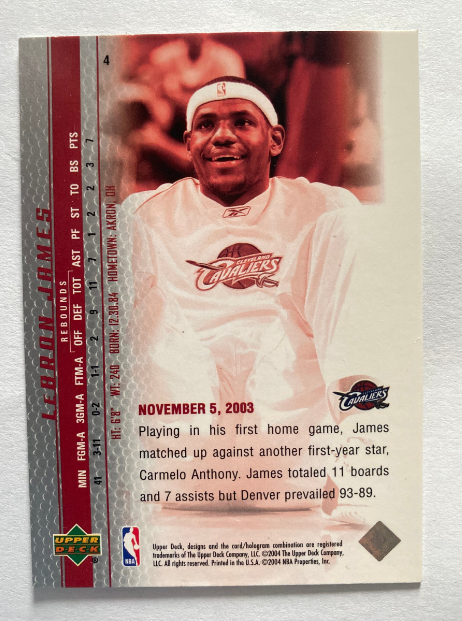 LeBron James Phenomenal Beginning #4