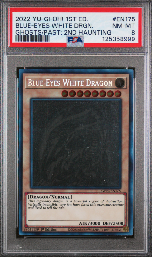Blue Eyes White Dragon Ghost From The Past: The 2ND Haunting PSA 8