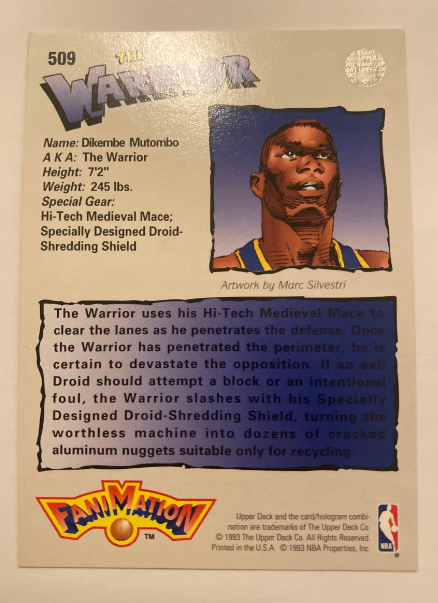 Dikembe Mutombo — The Warrior (#509)