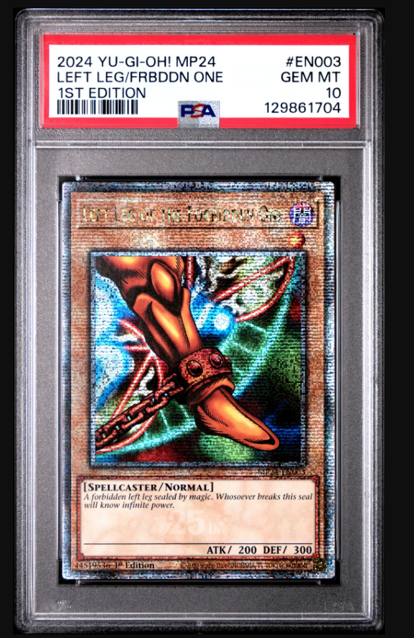 2023 YU-GI-OH! TN23-25TH ANNIVERSARY TIN: DUELING HEROES EN002 EXODIA THE FORBIDDEN ONE PSA 9