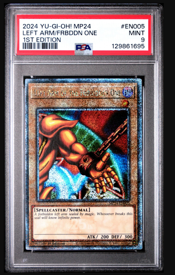 2023 YU-GI-OH! TN23-25TH ANNIVERSARY TIN: DUELING HEROES EN002 EXODIA THE FORBIDDEN ONE PSA 9
