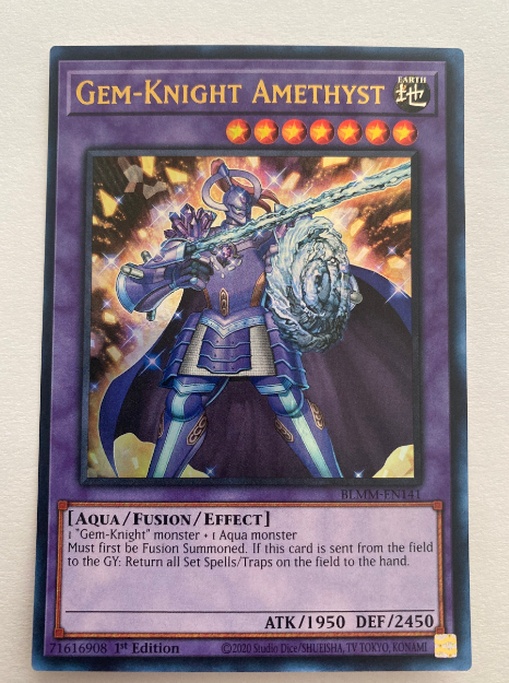 Gem-Knight Amethyst (BLMM-EN141, 1st Edition)