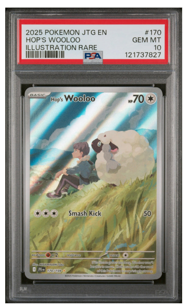 Wooloo Illustration Rare Pokémon 170 PSA 10