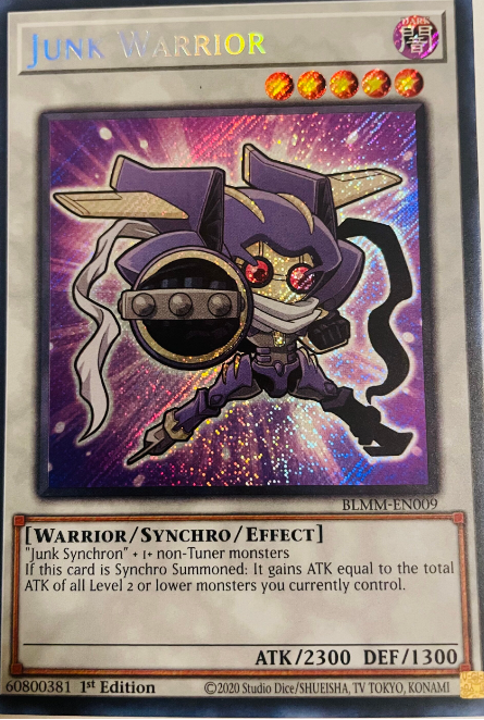 Junk Warrior BLMM-EN009 – Secret Rare (1st Edition) – Yu-Gi-Oh!