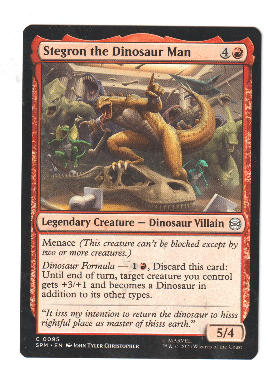 Stergron The Dinosaur Man Magic The Gathering