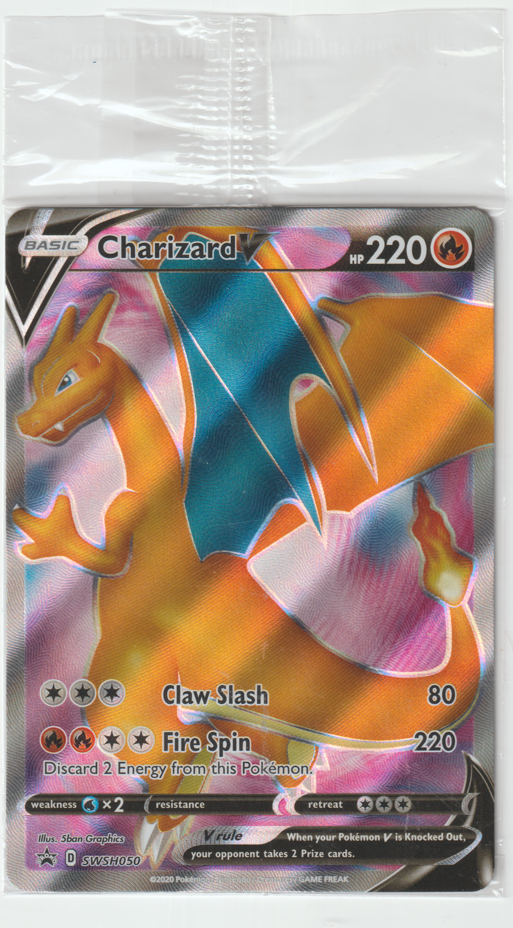 Charizard v swsh050 sealed