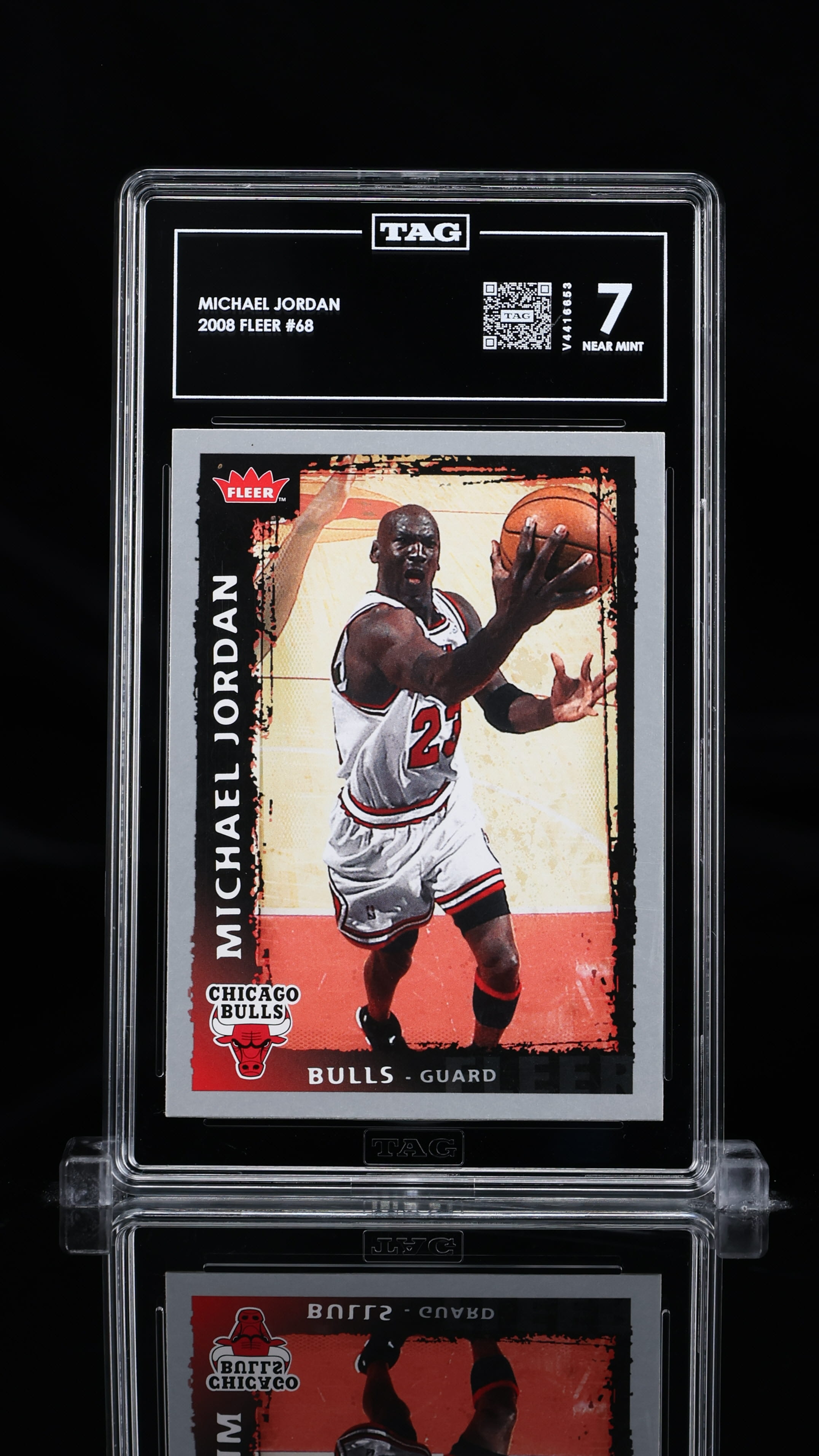 Michael Jordan 2008 Fleer #68 – Chicago Bulls (TAG Graded 7 NM)