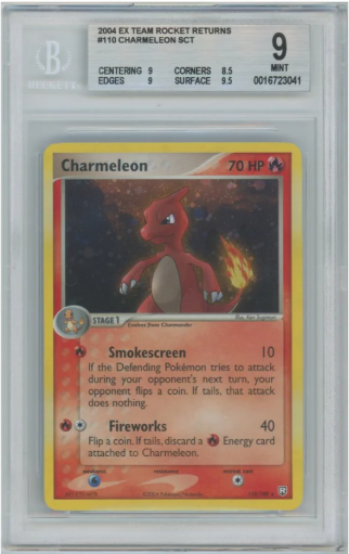 2004 Pokémon EX Team Rocket Returns #110 Charmeleon SCR