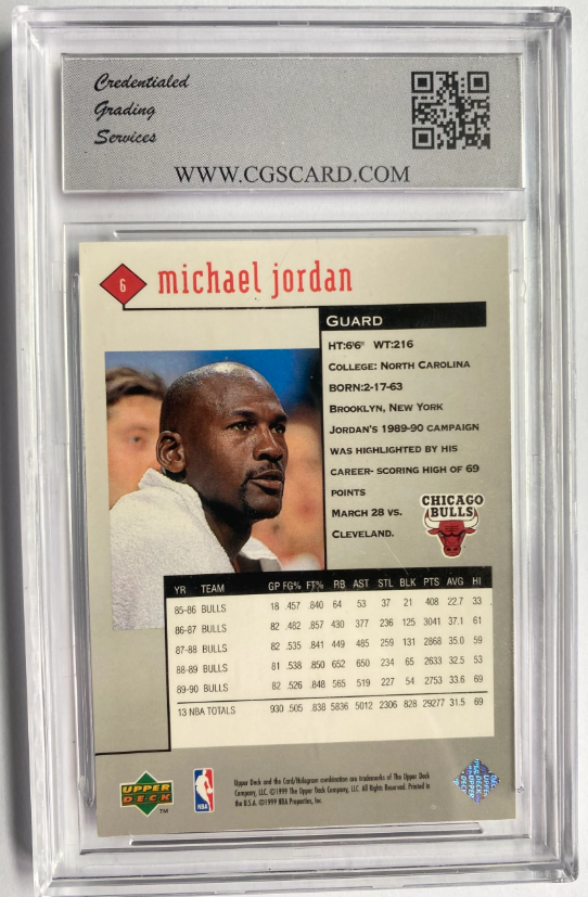 Michael Jordan 1998-99 Black Diamond #6