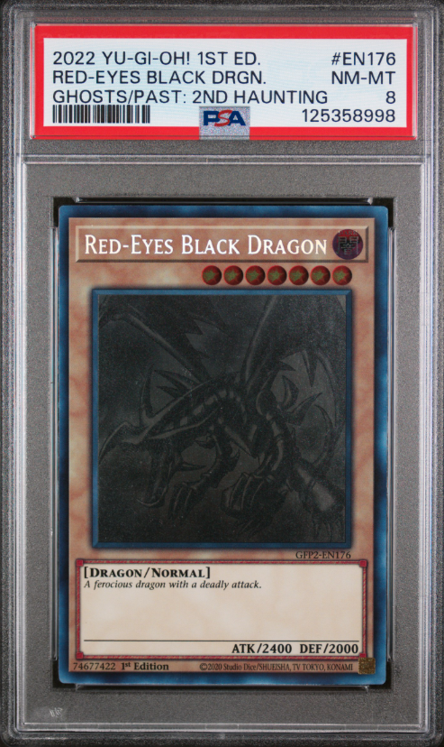 2022 YU-GI-OH! GFP2-GHOSTS FROM THE PAST: THE 2ND HAUNTING RED-EYES BLACK DRGN. GHOSTS/PAST: 2ND HAUNTING